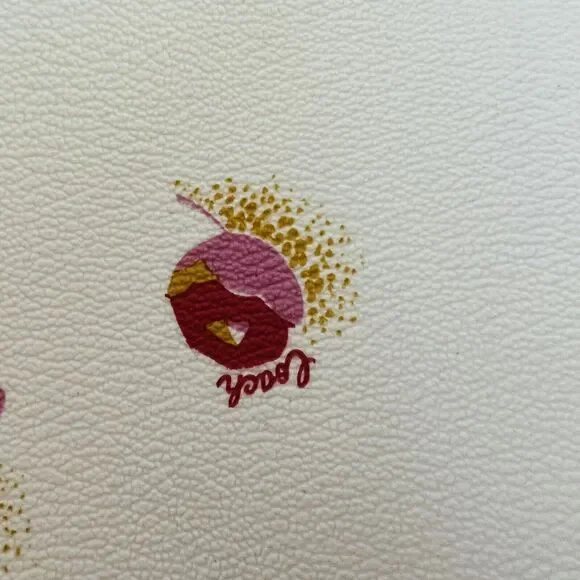 COACH Chalk Multi Poppy Floral City Tote Bag - Picture 4 of 11